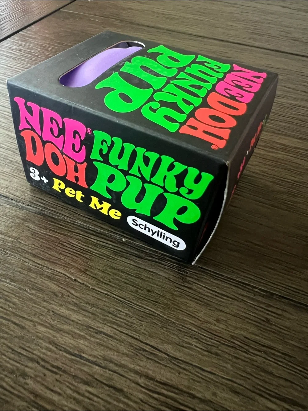 AUTHENTIC Schylling NeeDoh - Funky Pup (Purple)